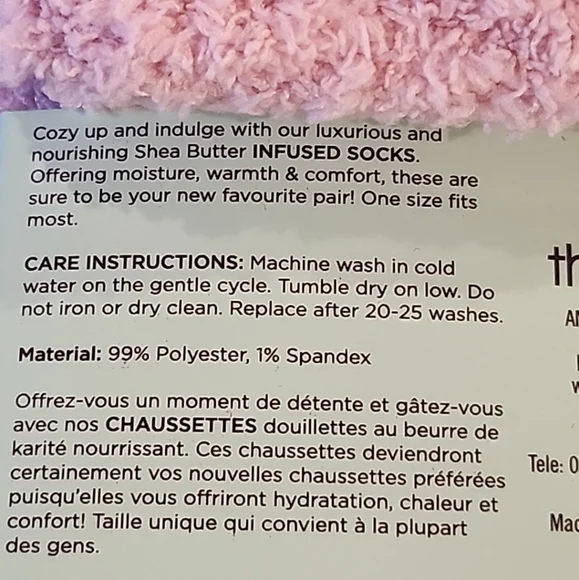 6 Pairs  Fuzzy Socks Non-Slip Moisturizing Infused  Women's One Size - Picture 6 of 10